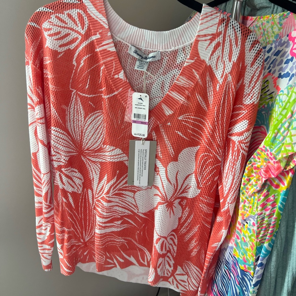 Tommy Bahama V Neck Marina Shirt